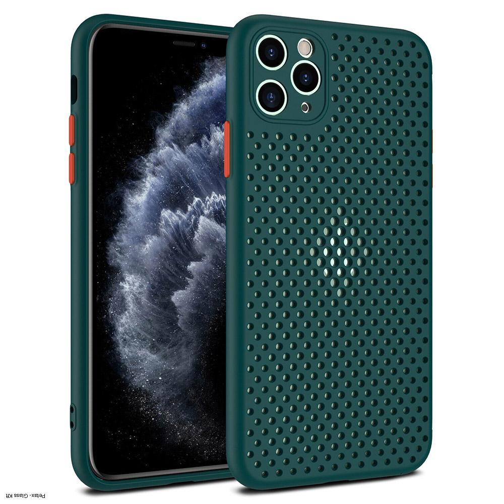 Xiaomi Redmi Note 9 Breath szilikon tok zöld