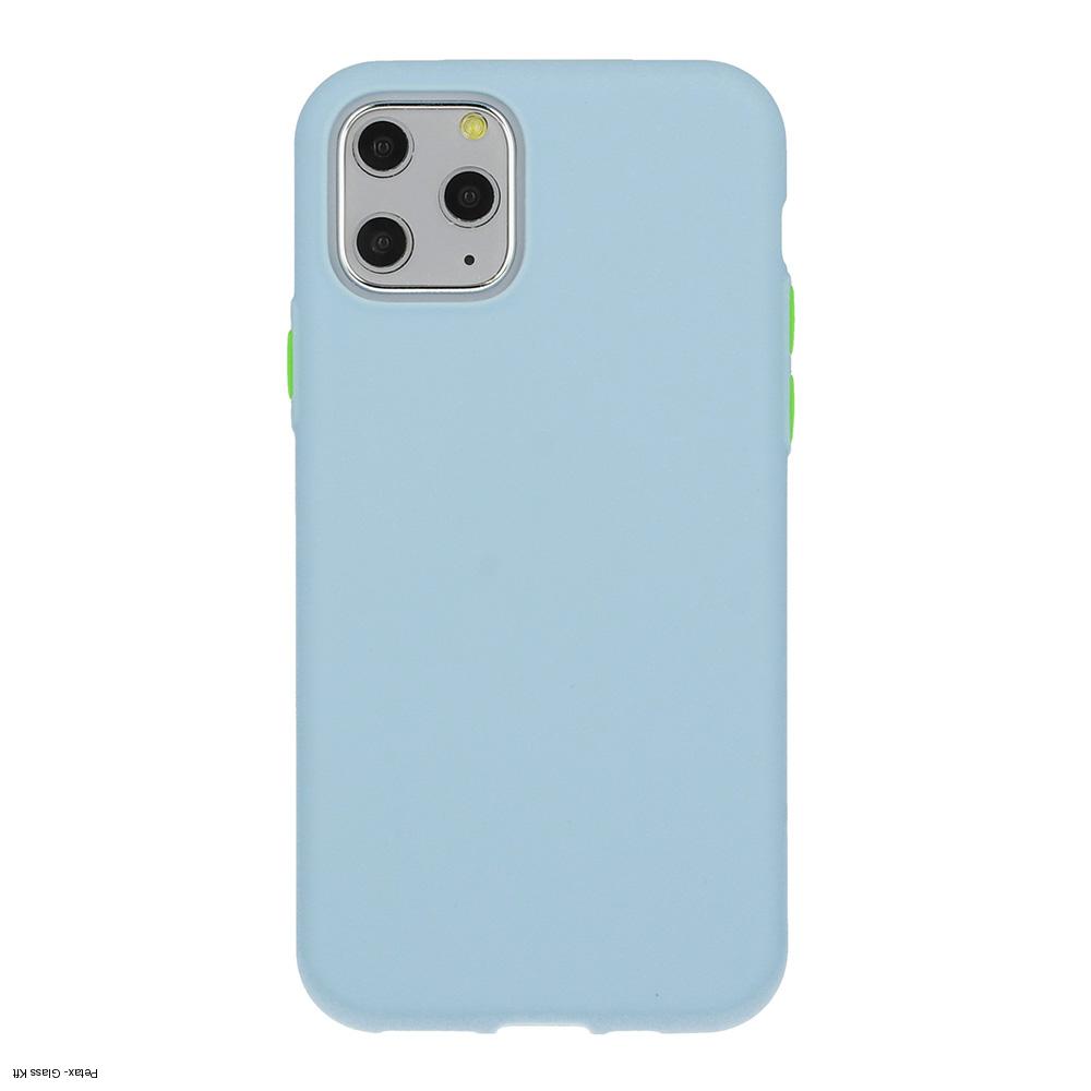 Samsung Galaxy A71-re Solid szilikon tok kék