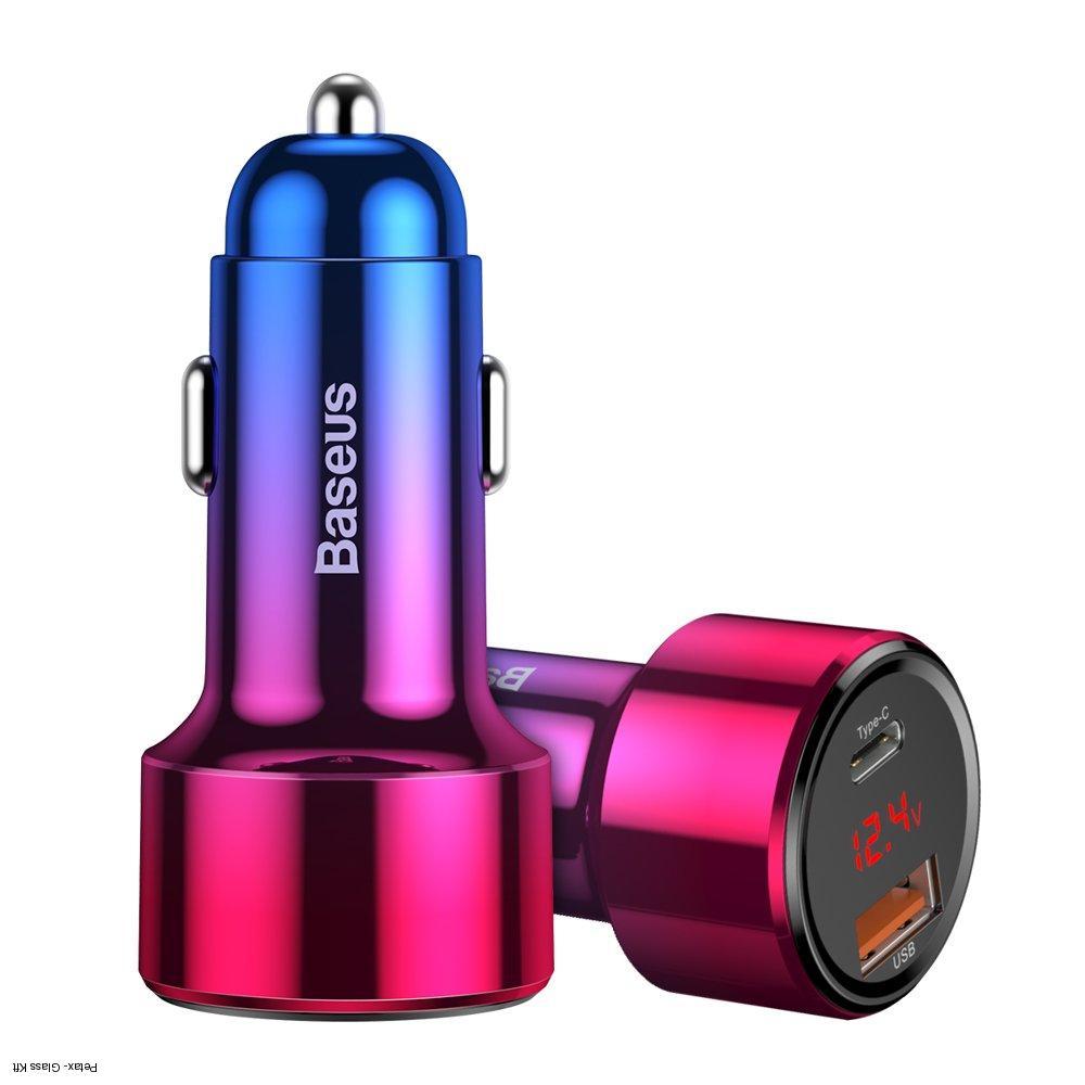 Baseus Magic sorozatú PPS autós töltő digitális kijelzővel USB Quick Charge