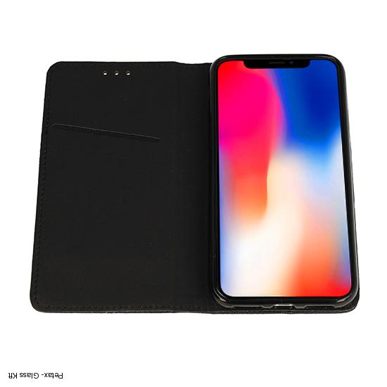 Samsung Galaxy F41 fekete Smart Book mágneses tok