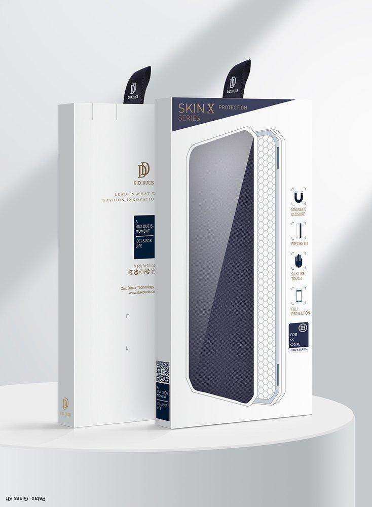Samsung Galaxy S21+ 5G Rózsaszín skin flip tok