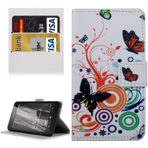 Nokia Lumia 650 mintás flip tok