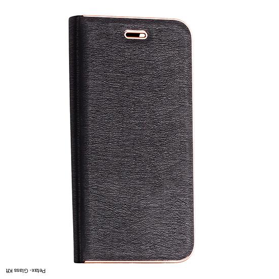 Huawei P40 Lite  fekete Vennus flip tok