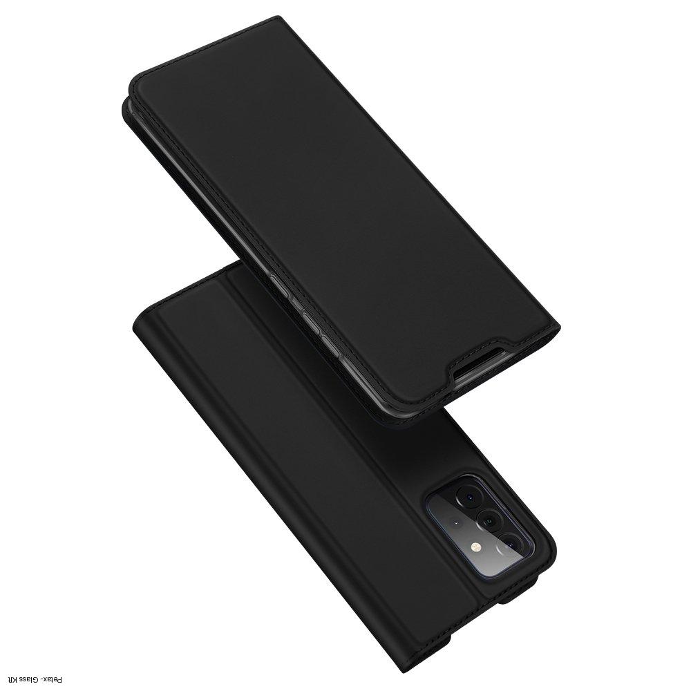 DUX DUCIS Samsung Galaxy A72 4G bőrtok fekete