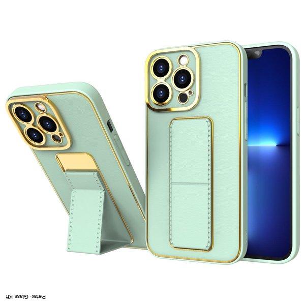 Új kitámasztó tok fedél Samsung Galaxy A13 5G állvány zölddel