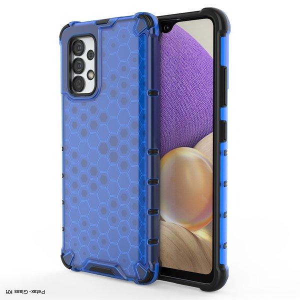Méhsejt mintás tok gélkerettel a Samsung Galaxy A13 5G kék