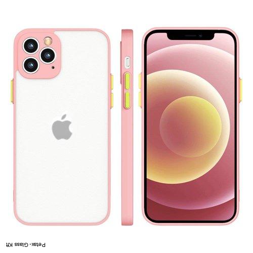 Milky tok szilikon rugalmas áttetsző tok Samsung Galaxy A12 rózsaszín