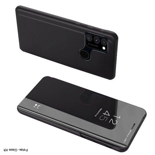 Clear View tok Samsung Galaxy A12 / Galaxy M12 fekete
