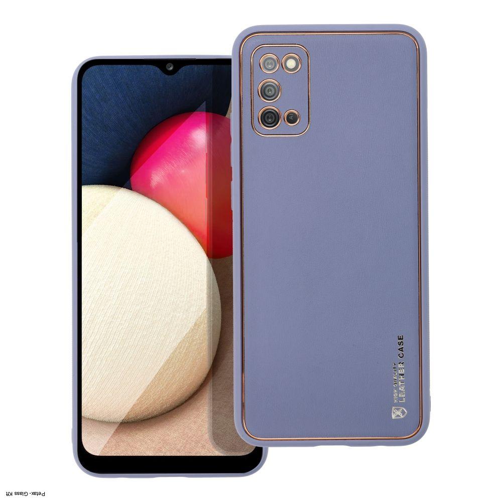 LEATHER hátlap SAMSUNG Galaxy A03S kék