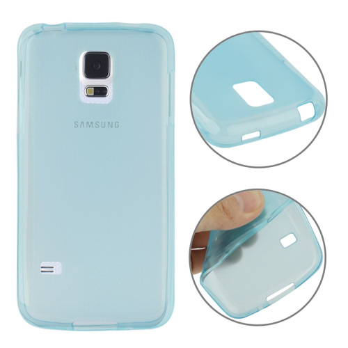 Szilikon tok/ kék/Samsung Galaxy S5 mini