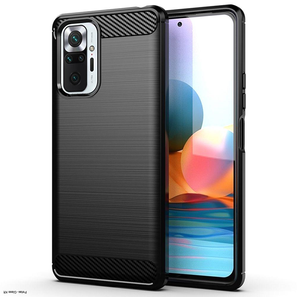 Carbon case rugalmas szilikon tok  XIAOMI Redmi NOTE 11 / 11S  fekete