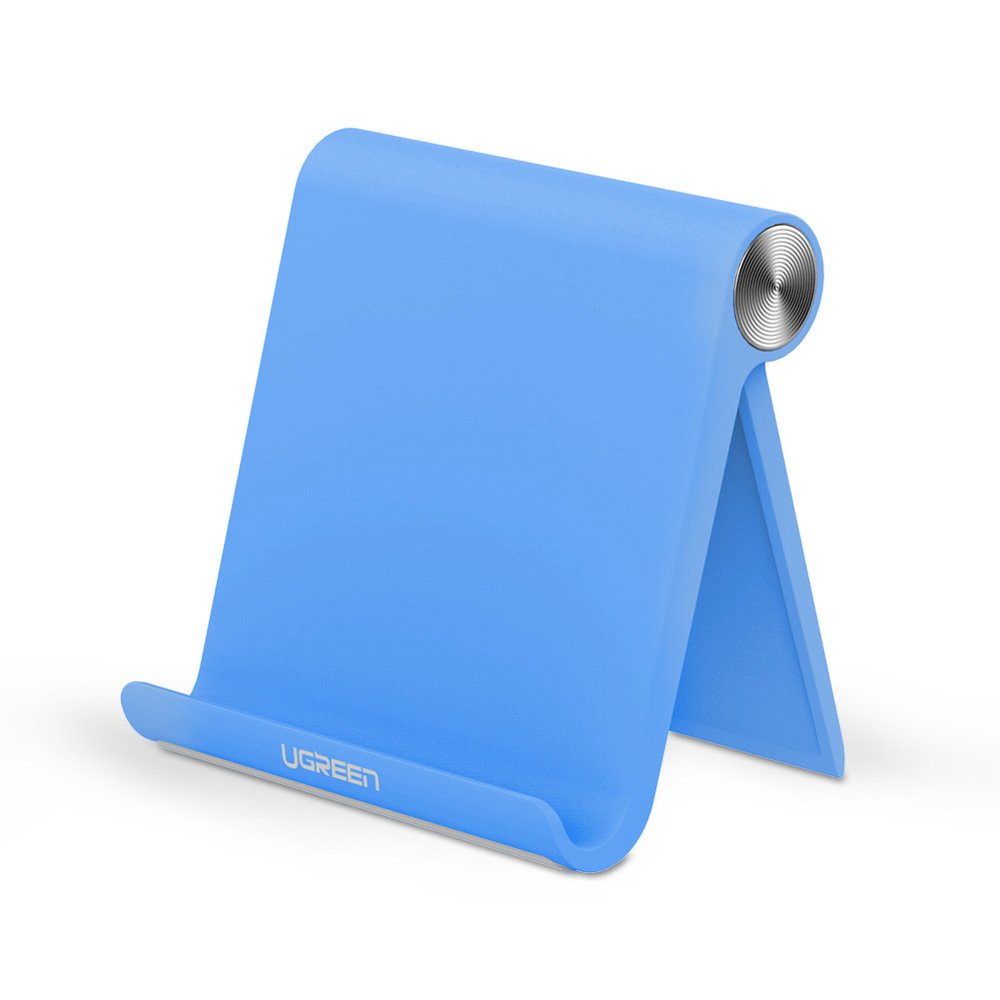 Ugreen több szögben állítható hordozható telefon tablet állvány kék