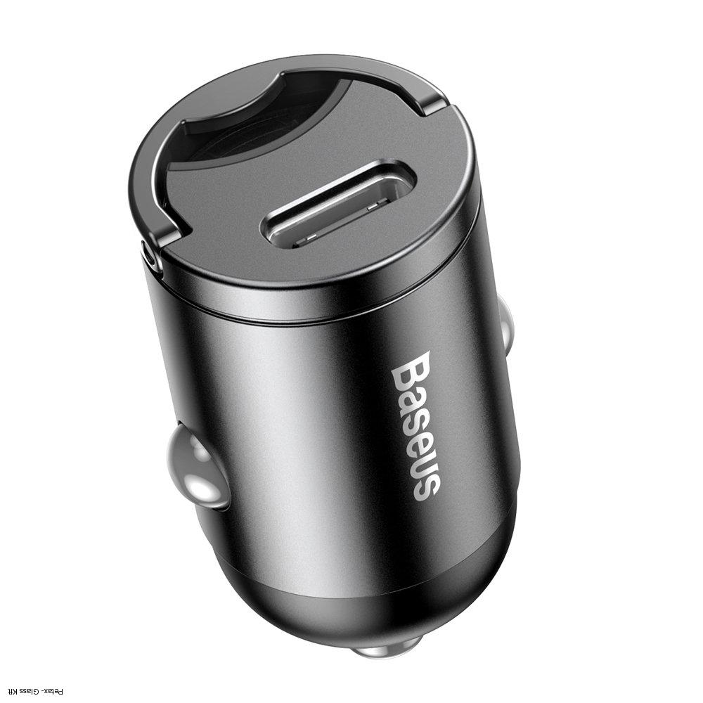 Baseus Tiny Star Mini PPS Type-C autós töltő 30W szürke