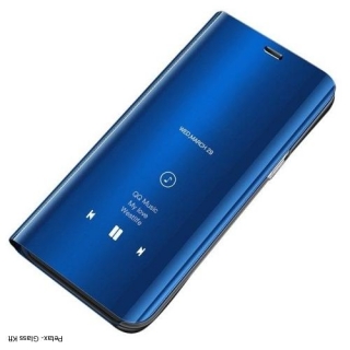 Clear View tok Samsung Galaxy A41 kék