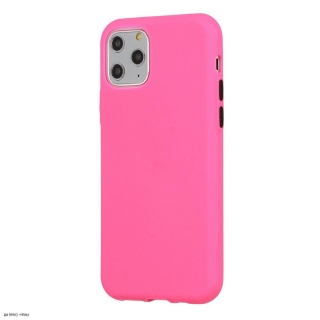 Iphone 12 Pro Max-ra Solid szilikon tok pink