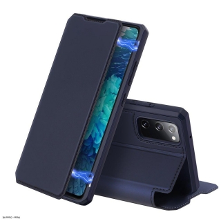 Samsung Galaxy A22 5G Kék skin flip tok