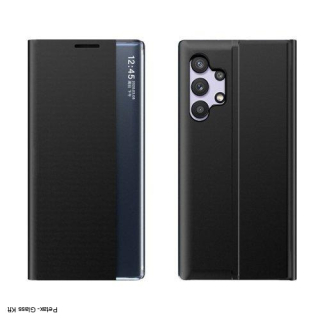 Sleep Case Bookcase Smart ablak tok Samsung Galaxy A03s fekete