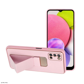 LEATHER Kickstand tok SAMSUNG Galaxy A34 5G pink