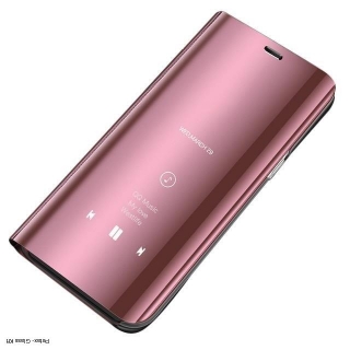 Clear View tok Samsung Galaxy A70 pink