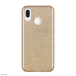 Xiaomi Redmi Note 7-ra Wozinsky Glitter Case tok arany