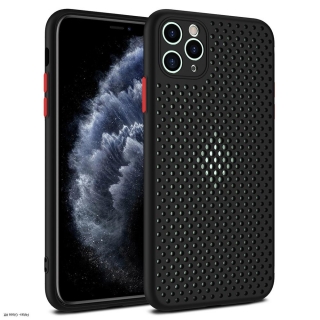 Huawei P30 Lite Breath szilikon tok fekete