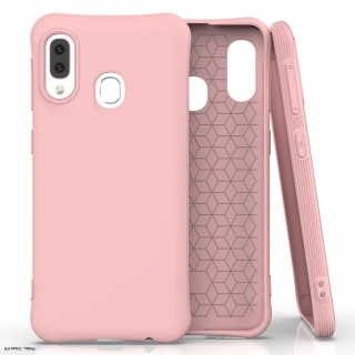 Soft Color Case rugalmas gél tok Samsung Galaxy A20e rózsaszín
