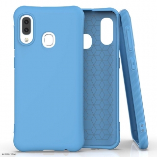 Soft Color Case rugalmas gél tok Samsung Galaxy A20e kék