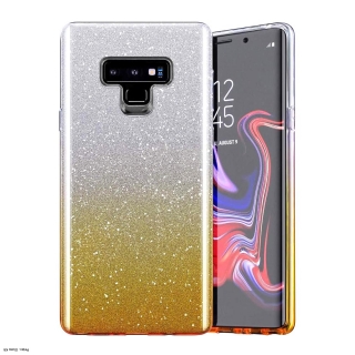 Samsung A015 Galaxy A01-ra  Glitter Bling csillámos tok arany