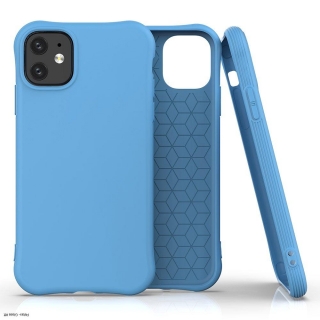 Iphone 11-re  Soft color szilikon tok kék
