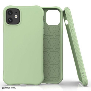 Iphone 11-re  Soft color szilikon tok menta zöld