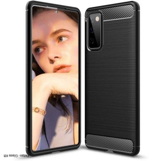 Samsung Galaxy S21 Plus Fekete carbon case