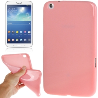Szilikon tok/ rózsaszín / Samsung Galaxy Tab3 (8.0)