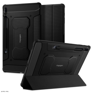 Spigen Rugged Armor ”Pro” Samsung Galaxy Tab S7 + Plus 12.4" T970 / T976 fekete