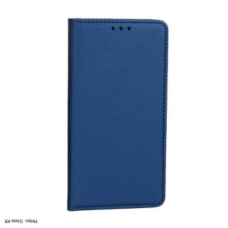 Samsung Galaxy A12 Smart kék  oldalra nyíló flip tok