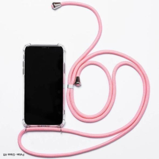 Nyakba akasztható telefontok/ hátlap Xiaomi Redmi 9A Rózsaszín színben