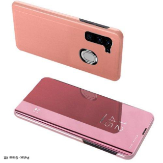 Clear View Case Samsung Galaxy A11 / M11 rózsaszín