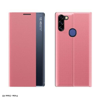 Sleep Case flip tok Smart ablakos Samsung Galaxy A11 / M11 rózsaszín
