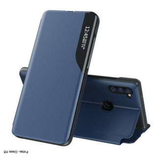 Eco Leather View Case fliptok Samsung Galaxy A11 / M11 kék