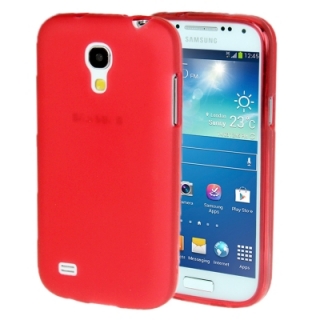 Szilikon tok/ piros/Samsung Galaxy S4 mini/i9190