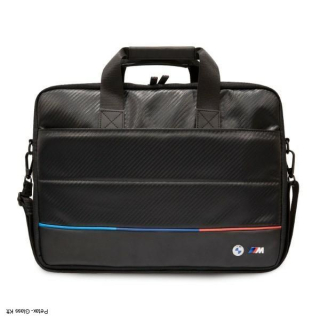 BMW táska BMCB15PUCARTCBK 16" fekete karbon trikolór